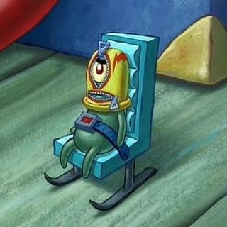 plankton with mask